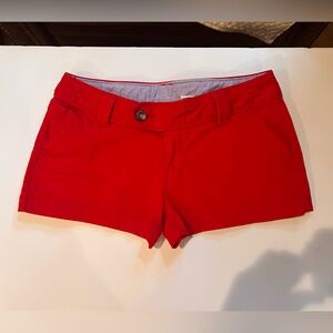 Red Camel Classic Chino Short, Red Color, size 7, EUC (Except Tiny Spot)